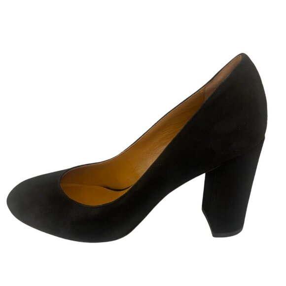 J. Mclaughlin Mila Black Suede Pump - Picture 3 of 6
